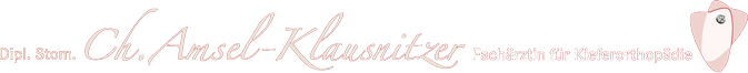 amsel-klausnitzer Schriftzug Dipl.-Stom. Christine Amsel-Klausnitzer